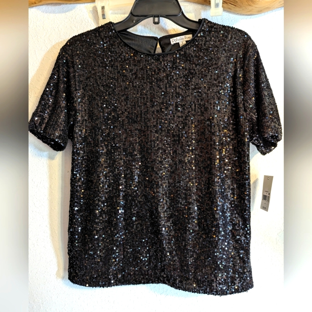 Ladies Ophelia Roe Sequin Top Brand New With Tags Size Small